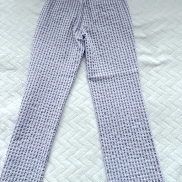 Zara purple and white gingham pants set - Picture 5 of 7